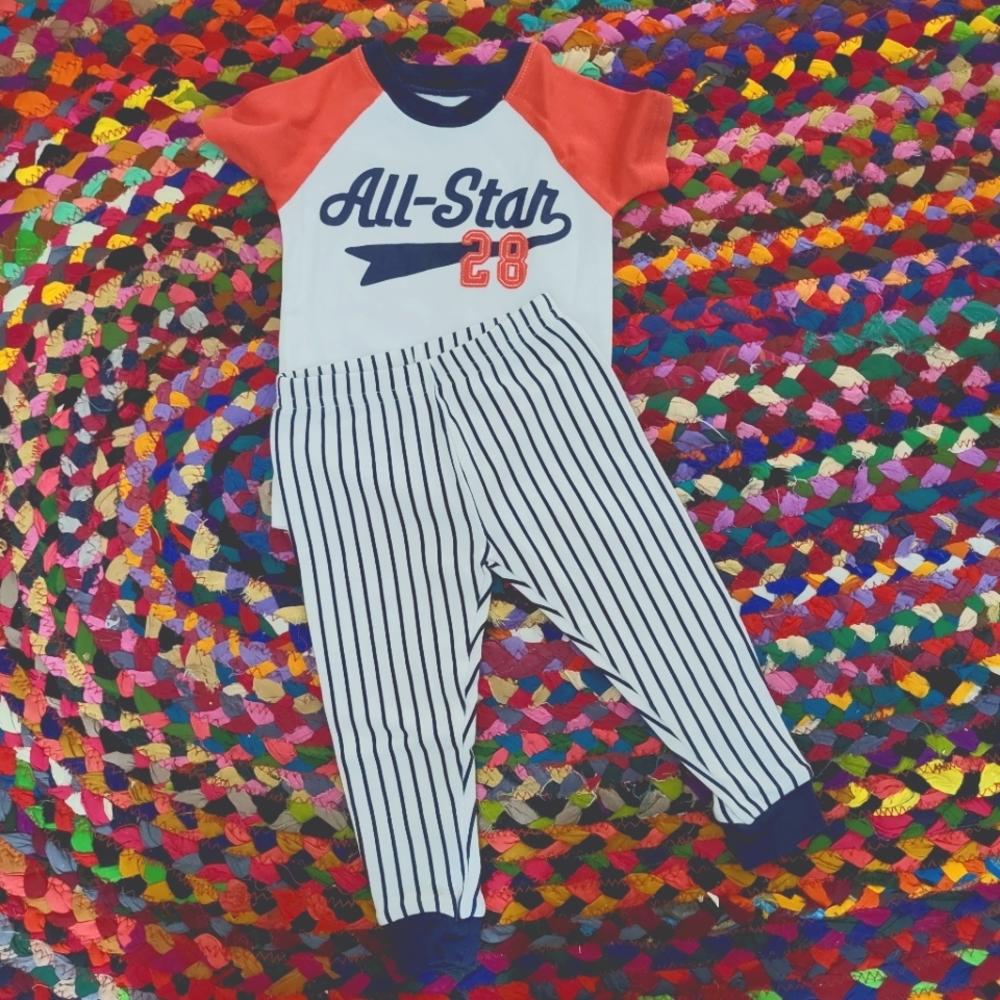 Carter's Baseball Style Outfit Set